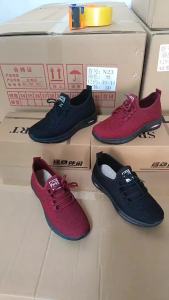 ali92024 Spring and Autumn New Single-Layer Flying Woven Front Lace-up Casual Womens Sports Pumps Thick Soft Soled in Stock Yanshi Shoes