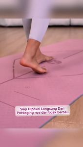 TrailTop Matras Olahraga TPE Yoga Mat Matras Yoga Anti Slip Karpet Olahraga Tebal 6/8 mm