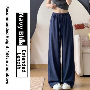 YIFANSHI | Light Thin High Waist Adjustable Loose Skinny Summer Casual Pants