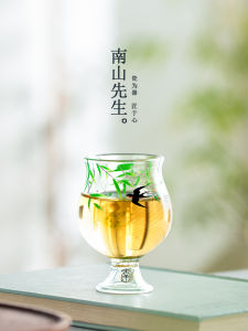 Nanshan Master Glass Tea Cup High Aesthetic Value Ladies Personal Single Cup Premium Quality Tea Drinking Experience