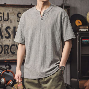 Áo Thun Nam Cổ Henley