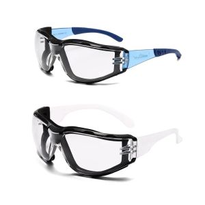 1/2PCS Safety Goggles Glasses Sport Eye Protection Soft Foam Gasket Goggles for Shooting Woodworking Lab Industry Outdoor Sports