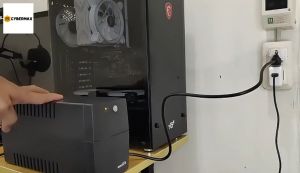 SECURE UPS 1000VA With AVR Uninterruptible Power Supply For PC Computer Laptop