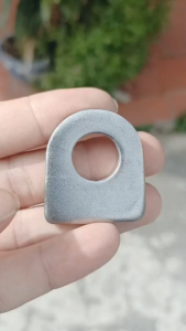 Pát cửa sắt pát khoá hàn tròn Inox 304 - dày 6mm