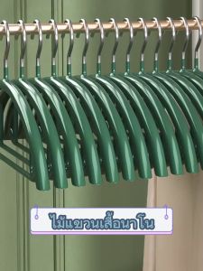 [พร้อมส่ง!!] ไม้แขวนเสื้อ ไม้แขวนเสื้อสแตนเลส ไม้แขวนเสื้อกันลื่นไม่มีร่องรอย ไม้แขวนเสื้อกันลื่น 1แพ็ค/5ชิ้น