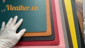Thảm da trải bàn da Pu 2 mặt 2 màu chống nước chống trơn tấm lót chuột cỡ lớn deskpad trang trí bàn làm việc làm quà tặng