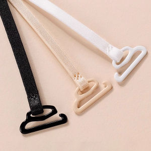 GotGo【มีสินค้าในสต๊อก】 1คู่ ชุดชั้นใน สายรัดบรา สายรัดไหล่ 0.5 ซม. กว้าง ยืดหยุ่น ปรับได้ ไขว้ สบาย กันลื่น bra strap