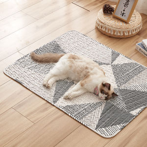 Pet Mat Cat Mat Dog Sleep Mattress Cat Kennel Rabbit Foot Mat Cage Fence Pad Machine Washable