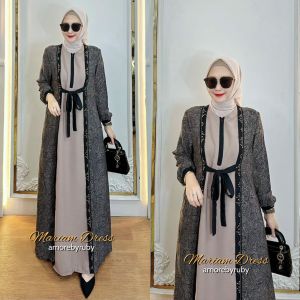 gamis premium produk Amore by ruby gamis muslimah busui edisi Mariam dress