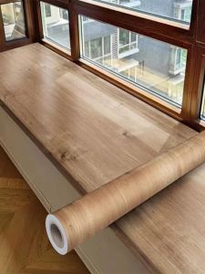 ธรรมชาติสีแดง OAK ไม้วีเนียร์ไม้แผงตกแต่ง DIY ลําโพงบ้านไม้ Handmade วีเนียร์ผิว