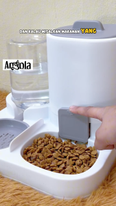 Angola Tempat Makan & Minum Otomatis Kucing Anjing M89 Automatic Pet Feeder / Pet Feeder 2IN1