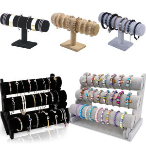 Giá Đỡ Trang Sức Giá Để Vòng Cổ Vòng Tay Giá Trưng Bày Chữ T Hộp Đựng Trang Sức Gỗ Cổ Điển Để Trang Trí Nhà Cửa