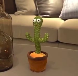 Tiktok Hot Cactus Plush Toy Talk Kaktus Bercakap Dancing Toy 网红跳舞仙人掌