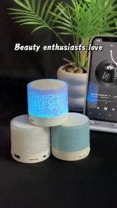 Loa Siêu Trầm Mini Không Dây Dazzle Crackle Với Đèn 7 Màu Loa Nhỏ Gọn Di Động Sử Dụng Nguồn USB Âm Thanh Gia Đình