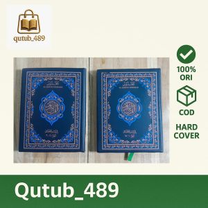 ALQURAN KUDUS QUDUS TERJEMAH 2 JILID al quran pojok Al Quddus Khot Utsmani ukuran A6 - CV Mubarokatan Thoyyibah