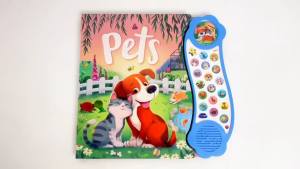 Noisy Pets Mega Sound Book with 18 Buttons To Play & Hear First Animal Sounds For Kids