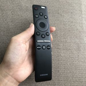 Điều khiển tivi Samsung giọng nói TU 2020 www chính hãng made Indonesia tem xanh - tặng kèm pin - Remote Samsung