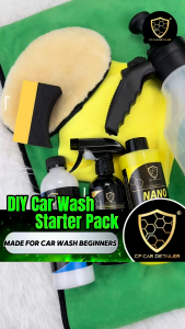 【CP CAR Detailer】DIY Car Wash Starter Pack - Nano Shampoo Coating & Tyre Shine Snow Foam Sprayer Bundle