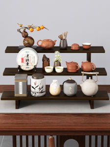 YUHONG | Tea Set Storage Display Rack