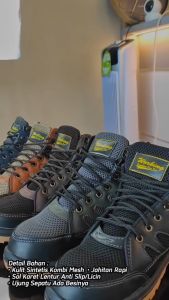 Sepatu Sefty Septi Septy Pria Safety Boots Ujung Besi G 11 Sepatu Kerja Cowok