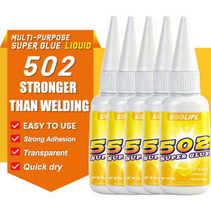 Transparent 502 Super Glue Instant Adhesive Multi Purpose Strong Bond Fast Drying For Shoe Plastic Repair DIY Craft Home Fixing