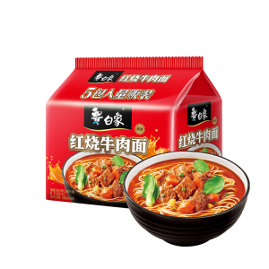 Baixiang | Instant Beef Flavored Noodles Large Noodle Cake