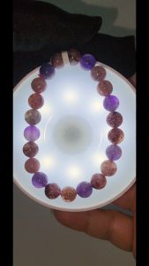 (SG Seller Ready Stocks) High Grade Natural Super Eight Quartz Bracelet 8mm+ 高级天然超级八水晶手链 8+毫米