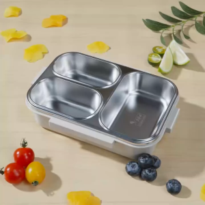 [Original 24 hours delivery] 304 Stainless Steel Lunch Box – Leak-Proof Portable Bento Container for Kids & Adults (School Office Meal Prep)