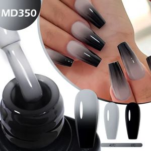 8ml Thermal Gel Nail Polish 3 Layers Temperature Color Changing Semi Permanent Soak Off UV/LED Nail Art Gel Varnish for Manicure