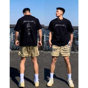 Áo Thun Cotton Tay Ngắn Phong Cách Đường Phố Mỹ Dành Cho Nam Áo Thun Cotton Nguyên Chất Áo Thun Thường Ngày Mùa Hè Áo Thun Cotton Thoáng Khí