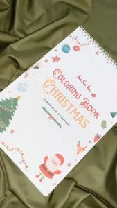 CHRISTMAS Coloring Book Ornamen Version Cozy Healing Buku Mewarnai Anak Remaja Dewasa