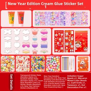 XICAI | Gift Set Creamy Glue Deco Kit Stickers