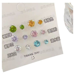 Magnetic Clasp Earrings for Women without Piercings Vintage Style Alloy Rhinestone Embellishments Fashionable Accessories
