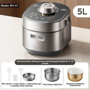 Midea | Fluorine-Free Titanium 316 Stainless Steel Liner IH Electric Pressure Cooker