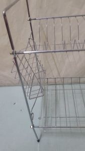 Rak Piring Rak Piring Susun Rak Piring Stainless Tebal 35 Cm Kualiatas Tebal HA 1136