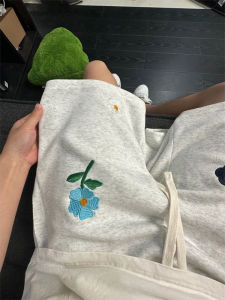 Quần Short Thể Thao Thường Ngày Thêu Hoa Cho Nam Mùa Hè Quần Dài Năm Điểm Phong Cách Mỹ Quần Dài Vừa Vặn Thoải Mái