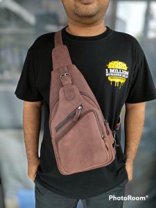 Tas Kulit bodybag rider crazy horse kulit sapi