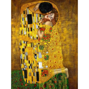 Jigsaw Puzzle 500 1000 1200 2000pcs Klimt The Kiss Golden Mosaic Masterpiece For Adults Stress Relief Puzzle Fun Present