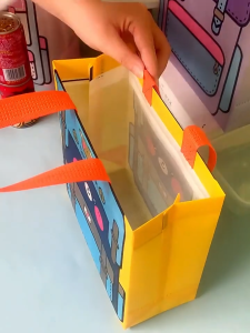 Tote Bag Waterproof Handbag Kids Doorgift Tuition Dopamine Colorful Cute Student Birthday Gift Party Cute Recycle Beg Tangan Serbaguna 手提袋