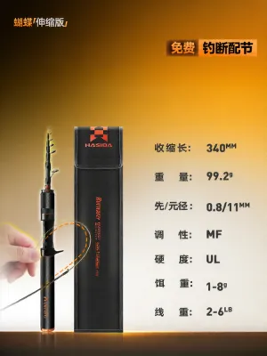 HISTAR | Cần Câu Cá Nhỏ Khoen Dẫn Fuji và Đầu Hợp Kim Titan