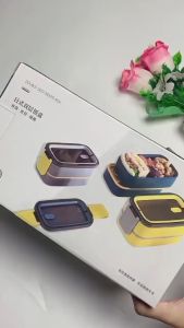Lunchbox Everest 1400ML Kotak Makan Siang 304 Stainless Steel Stackable Rantang 2 Susun Tempat Bekal