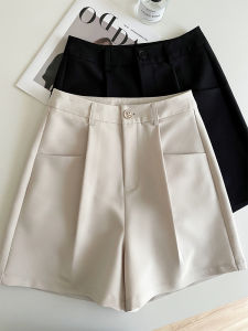 Suit Shorts Womens Summer Thin High Waist Slim Looking Loose Loose Pants Casual Small Work Clothes Middle Pants Cropped Pants