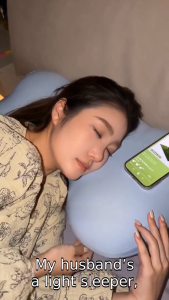 Ultra-Thin Under Pillow Bluetooth Speaker HiFi Mini Audio Player Bluetooth 5.4 Sleep Speaker for Better Sleep