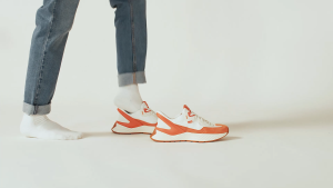 Kizik Monaco White Tigerlily Mens Sneakers