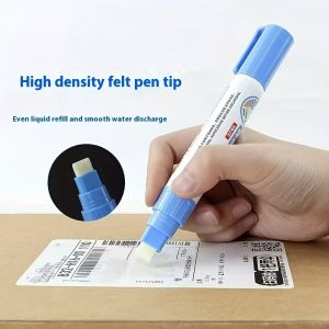 High-Density Felt Pen Tip Thermal Paper Eraser - White Tip Credit Card & Bank Card Cleaning Tool for Privacy Protection