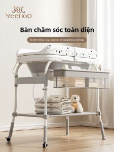 YeeHoO KIDS | Changing Diaper Massage Grooming Multi-function Baby Care Table with Bathtub