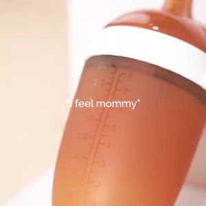 HE OR SHE Anti-cavity Silicone Baby Bottle 5oz/160ml - BPA-Free Anti-Spill Design for 0-12 Months