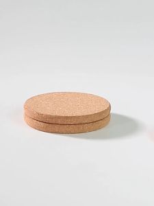 Đế lót ly tròn / vuông thấm hút nước bằng gỗ bần thân thiện môi trường miếng lót cốc xốp thấm hút nước