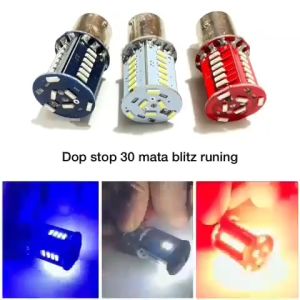 LAMPU STOP REM 30 MATA LED KEDIP DAN JALAN 2 MODE FLASH RUNNING 12 VOLT