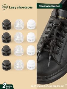 FENKAN | No-Tie Shoelace Fastener for Kids Sports Shoes Black & White